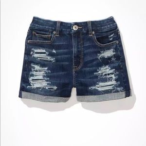 Distressed cut off shorts